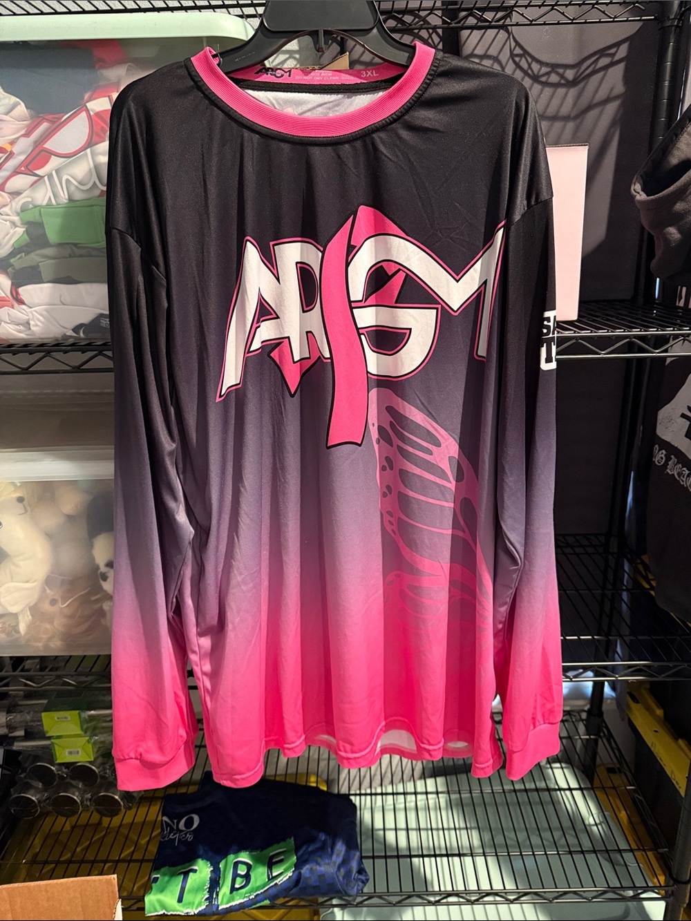 ARGM Pink Ombre Long Sleeve Awareness Jersey
